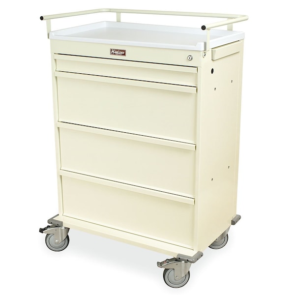 Value Punch Card LTC Med Cart, 600 Punch Card Capacity, Key Lock